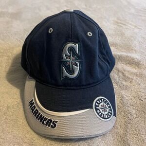 Seattle Mariners Baseball Cap Navy Blue Mens Adjustable MLB Fan Gear Embroidered